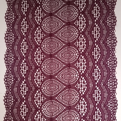 Renda Delicate 105 (Kg), 19 cm de largura , 90% Poliamida 10 % Elastano