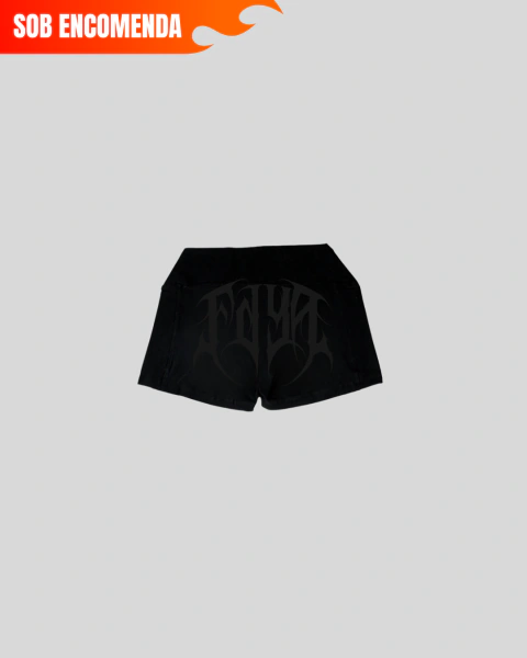 SOB ENCOMENDA: Short "INDECENT" BLACK