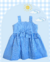 Vestido Luiza xadrez azul - comprar online