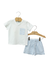 Pijama azul curto - comprar online