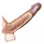 Funda Peneana Con Vibrador Y Anillo Extiende 2cm Con CONTROL