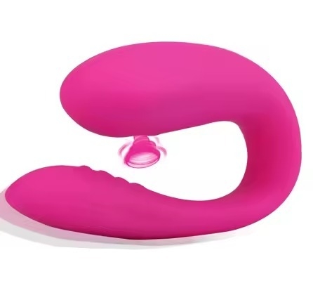 Vibrador Pareja con Succionador y control YIJI