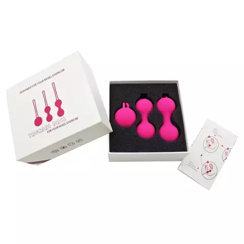 Kit 3 Bolas Chinas Kegel Vaginales Magneticas Silicona - comprar online
