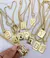 Colar Inicial Dourado Plaquinha - Banhado - comprar online