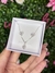 Conjunto Ponto de Luz Coração Cristal - Prata 925 - loja online