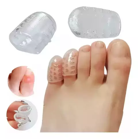 Protector Dedo Capucha Funda Silicona Anti Callos Ampolla