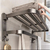 SUPORTE ALUMINIO TOALHEIROS PORTA TOALHA PREMIUM