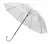 Guarda Chuva 83cm Transparente Automático 8 Varetas Cabo Curvado