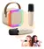 1 Caixa De Som Led Microfone Infantil Bluetooth Karaokê Portátil 2 Microfones - comprar online