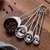 Conjunto De Colheres Medidoras Aço Inox 5 Peças