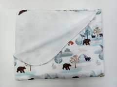 Manta de piel estampada #4077
