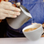 Barista Pitcher Jarra Negro y Acero Arte Latte - Modo Barista