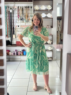 Vestido Manga Princesa MidiTule - comprar online
