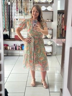 Vestido Manga Princesa MidiTule na internet