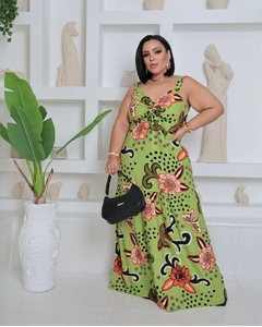 Vestido Alça Lary Viscolinho - Valentina Chic