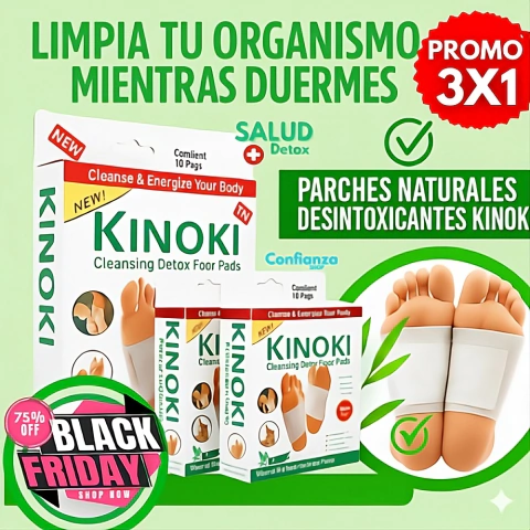 ¡PROMO 3x1! Kinoki Detox ©Parche desintoxicación - comprar online