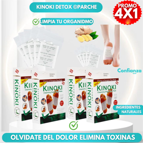 ¡PROMO 4x1! Kinoki Detox ©Parche desintoxicación - comprar online