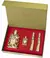 Kit Luxo Royal Amber Orientica 80ml+Miniatura 7,5ml+2 Perfumes Travel Size