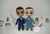 Noivinhos de Biscuit - chibi - loja online