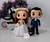 Pops casal com um pet pop personalizado na internet