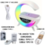 Parlante bluetooth Velador Led Forma G Cargador Inalambrico -Reloj -Alarma + Kit