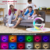 Parlante bluetooth Velador Led Forma G Cargador Inalambrico -Reloj -Alarma + Kit - Htstore