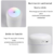 Humidificadores Vaporizador con Luz RGB 300ml Blanco - tienda online