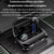 Imagen de Auriculares Inalámbricos Bluetooth TWS M41 Gamer Luz RGB Negro Gama Alta
