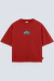 Camiseta Boxy Oversized Premium Trip Side (Vermelho)