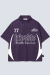 Camiseta Polo Oversized Piquet Trip Side (Roxo)