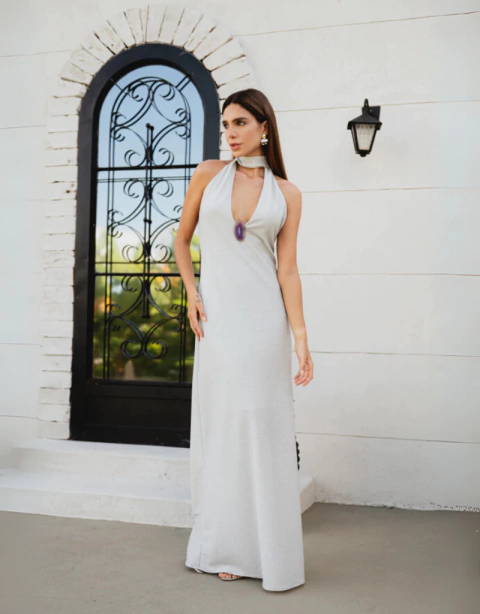 Vestido Lurex Pedra - comprar online