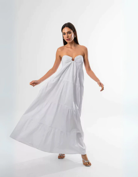 Vestido Tomara que Caia Tricoline - comprar online