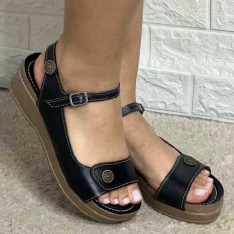 Sandália De Couro Casual Comfort Anabella 60257 - comprar online