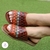 Sandália De Couro Casual Comfort (30244-B1)