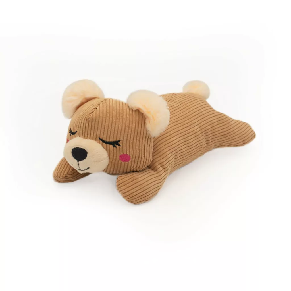 Urso Pelúcia com Apito Silencioso - Zippy Paws