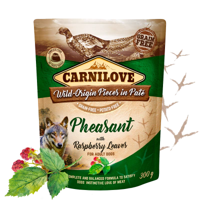 Pouch - Patê de Faisão com Folhas de Framboesa 300g - Carnilove