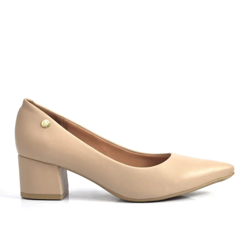 Scarpin Vizzano Salto Bloco Bico Fino - comprar online