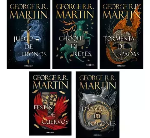 juego De Tronos 5 Libros Game Of Thrones - Saga Completa