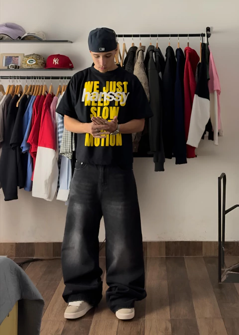 TAKE YOUR TIME T-SHIRT PRETA - comprar online