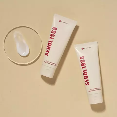 Crema Snail Mucin 93% + Arroz Seoul 1988 K-Secret
