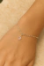 Pulseira Feminina Coração Rosa Claro - comprar online