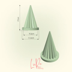 MOLDE CONO ORIGAMI en internet