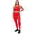 LEGGING CÓS DRAPEADO VERMELHO