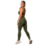 LEGGING CÓS DRAPEADO WORKOUT VERDE MILITAR - PWRD By Coffee B2B