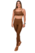 LEGGING C/ BOLSO LATERAL CAFÉ ADAPTIV LYCRA®