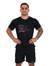 CAMISETA MASC PRETA WALLBALL