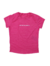 CAMISETA BABYLOOK ROSA SENSATION "QUERÊNCIA"