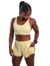 SHORTS RUNNING AMARELO - loja online