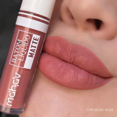 Batom Líquido Matte Mahav Cor Nude Rosê - comprar online
