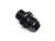 Unión Conexión Recta AN6 A M12 x 1.25 Oring Negro BNZ